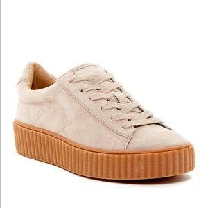 ABOUND Platform Tan Suede Sneaker with Gum Sole